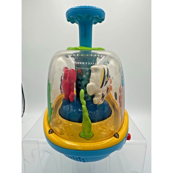 VTech Learn & Spin Aquarium Musical Light Up Toy 2017 Baby Activity - Picture 4 of 9